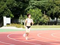 岩崎絵美子 陸上競技歴19年 鍛え絞られた腹筋とくびれ！美乳Fcup！ 本物若妻アスリートAVデビュー 岩崎絵美子26歳 岩崎絵美子